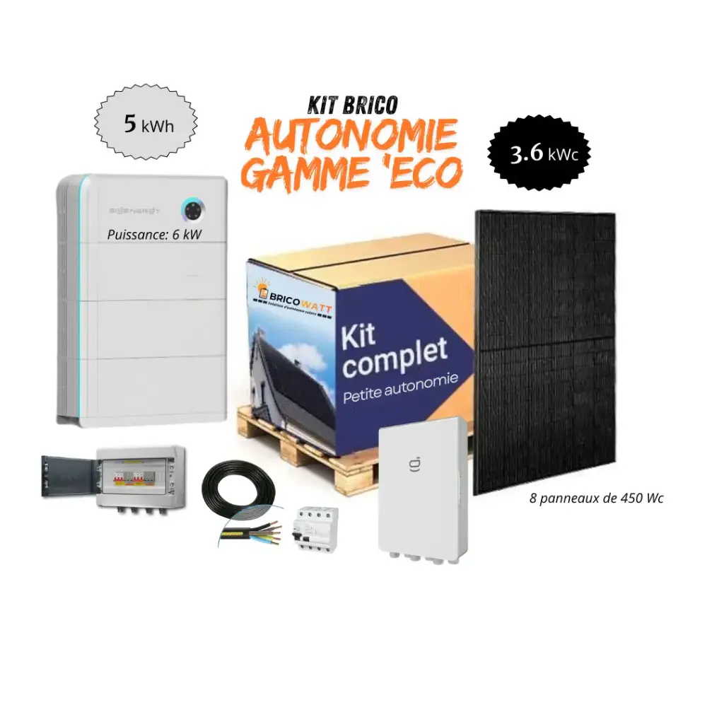 Kit BRICO Autonomie - Offre de Lancement Gamme Eco-Solaire 